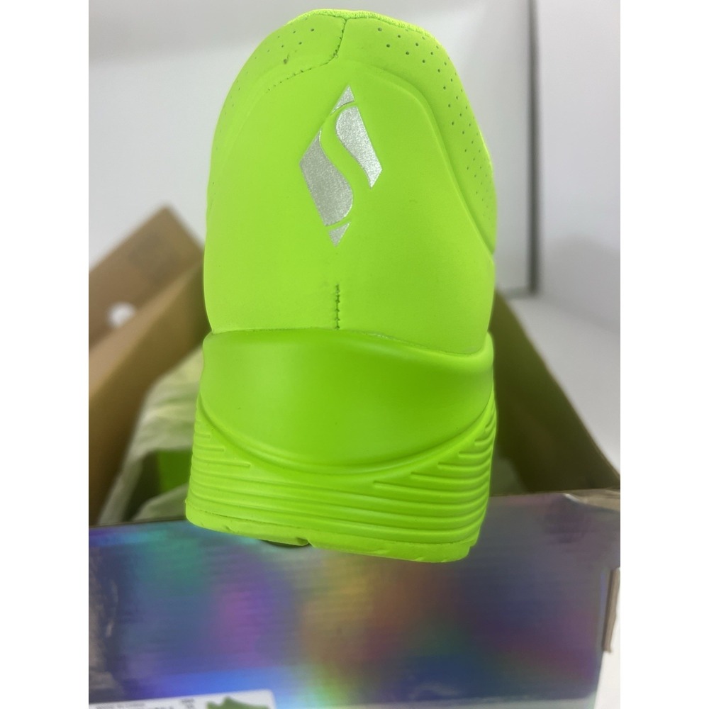 Skechers Street Los Angeles Night Shades Lime Green Women's 10 Open Box - Picture 8 of 8